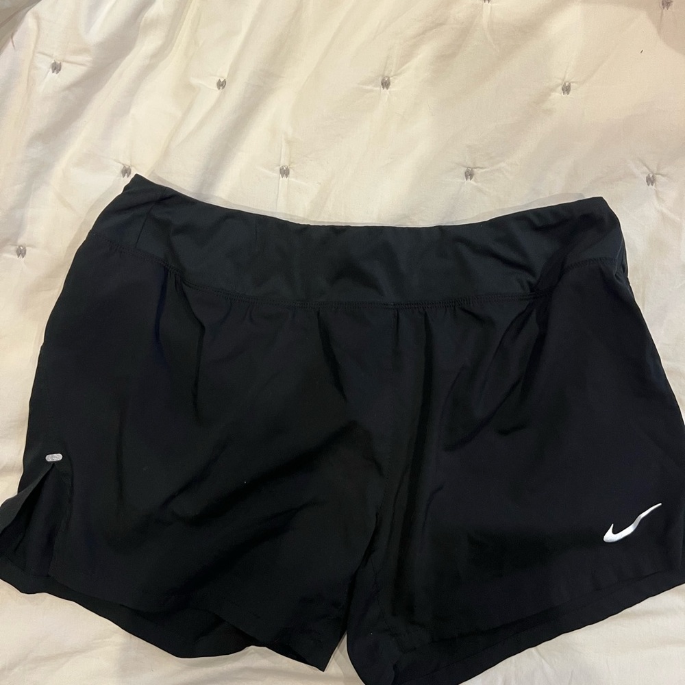 Nike Black Athletic Shorts Lightweight Performance